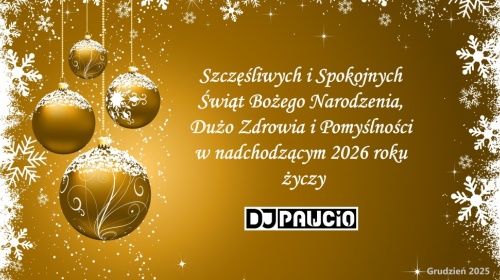 Życzenia Świąteczne i Noworoczne 2025